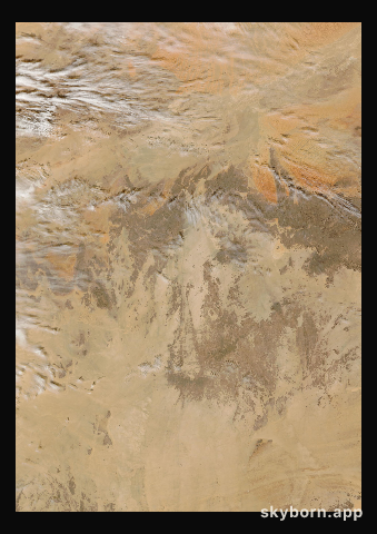 The Earth on 29 January 2014 · Sahara, Algeria