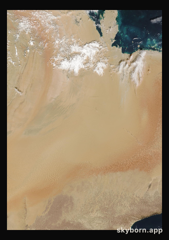 The Earth on 1 February 2014 · Empty Quarter, Arabia