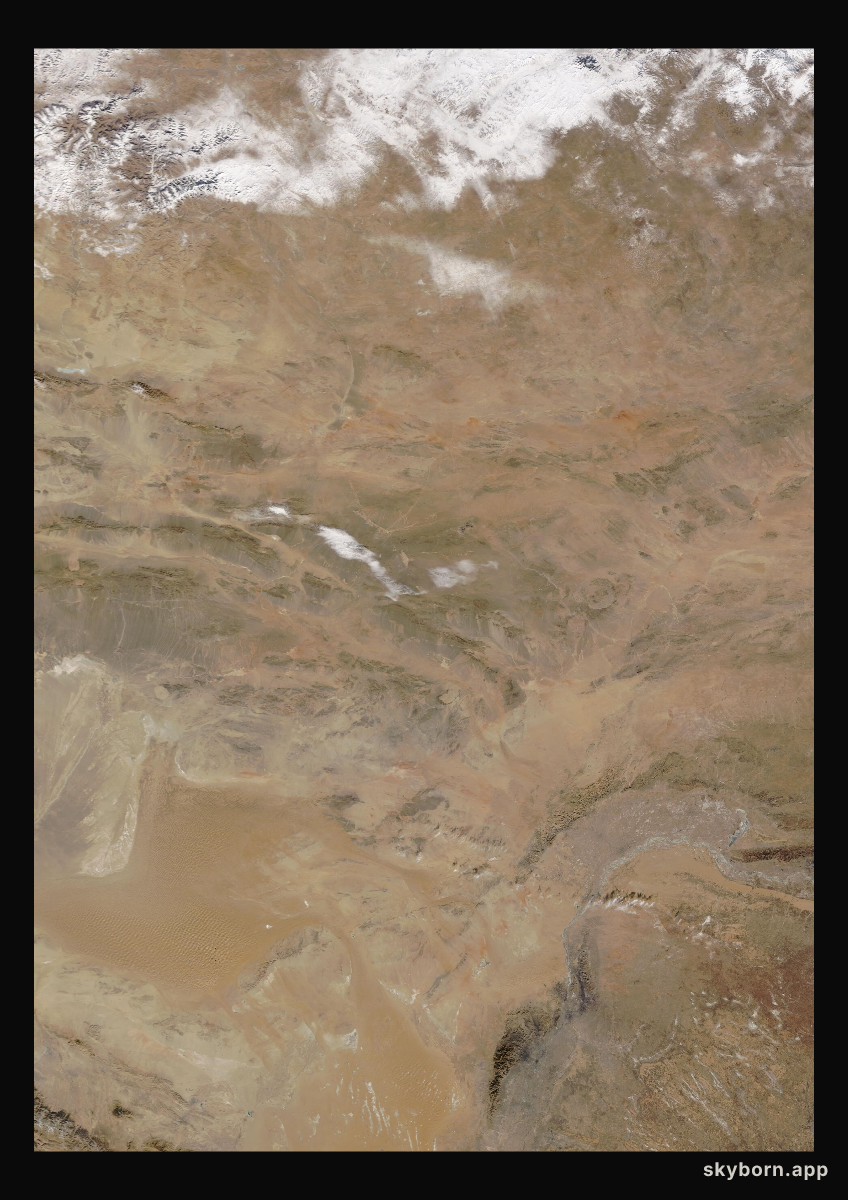 The Earth on 3 February 2014 · Gobi Desert