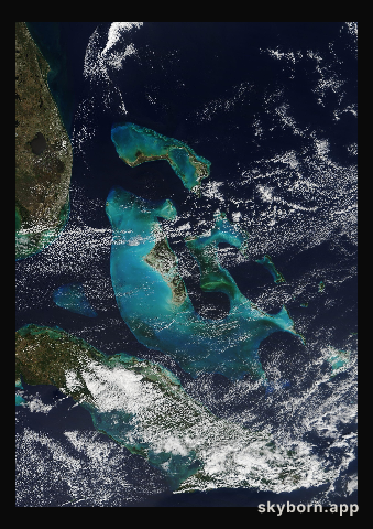The Earth on 18 February 2014 · Bahamas