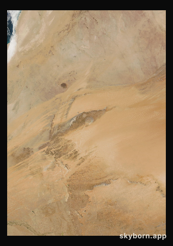 The Earth on 6 March 2014 · Eye of the Sahara, Mauritania