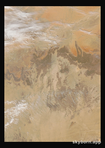 The Earth on 11 March 2014 · Sahara, Algeria