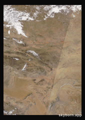 The Earth on 13 March 2014 · Gobi Desert