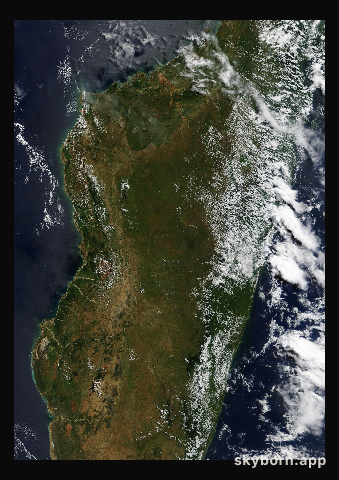 The Earth on 21 March 2014 · Madagascar