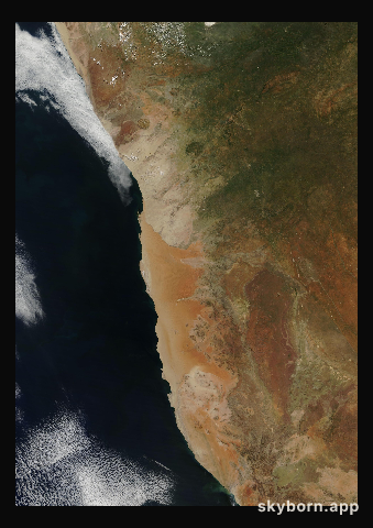 The Earth on 28 March 2014 · Namib Desert