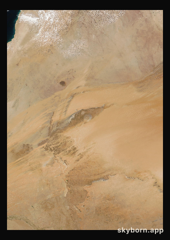 The Earth on 29 March 2014 · Eye of the Sahara, Mauritania