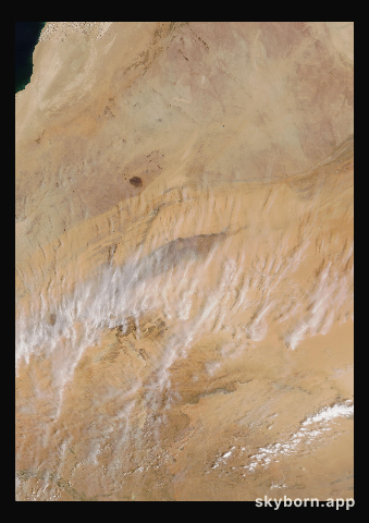 The Earth on 3 April 2014 · Eye of the Sahara, Mauritania