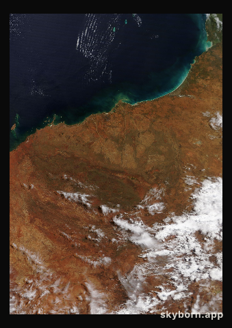 The Earth on 4 April 2014 · Pilbara, Western Australia