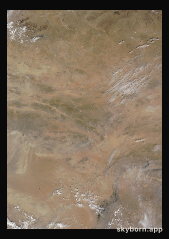 The Earth on 6 April 2014 · Gobi Desert