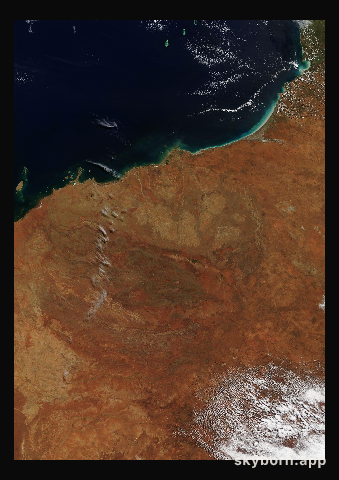 The Earth on 8 April 2014 · Pilbara, Western Australia
