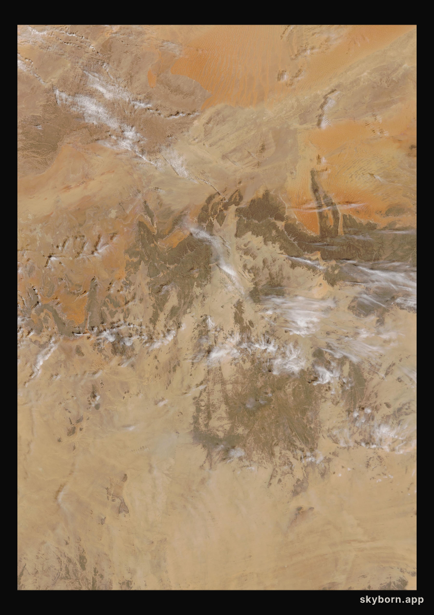 The Earth on 13 April 2014 · Sahara, Algeria