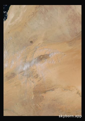 The Earth on 14 April 2014 · Eye of the Sahara, Mauritania