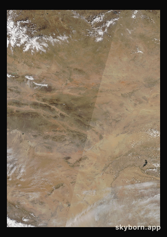 The Earth on 21 April 2014 · Gobi Desert