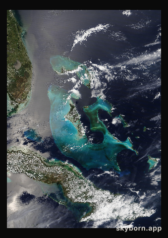 The Earth on 23 April 2014 · Bahamas