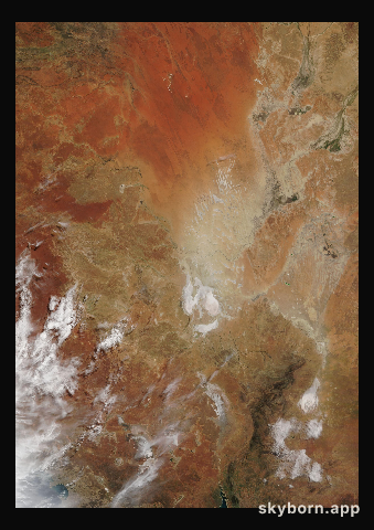 The Earth on 27 April 2014 · Lake Eyre, Australia