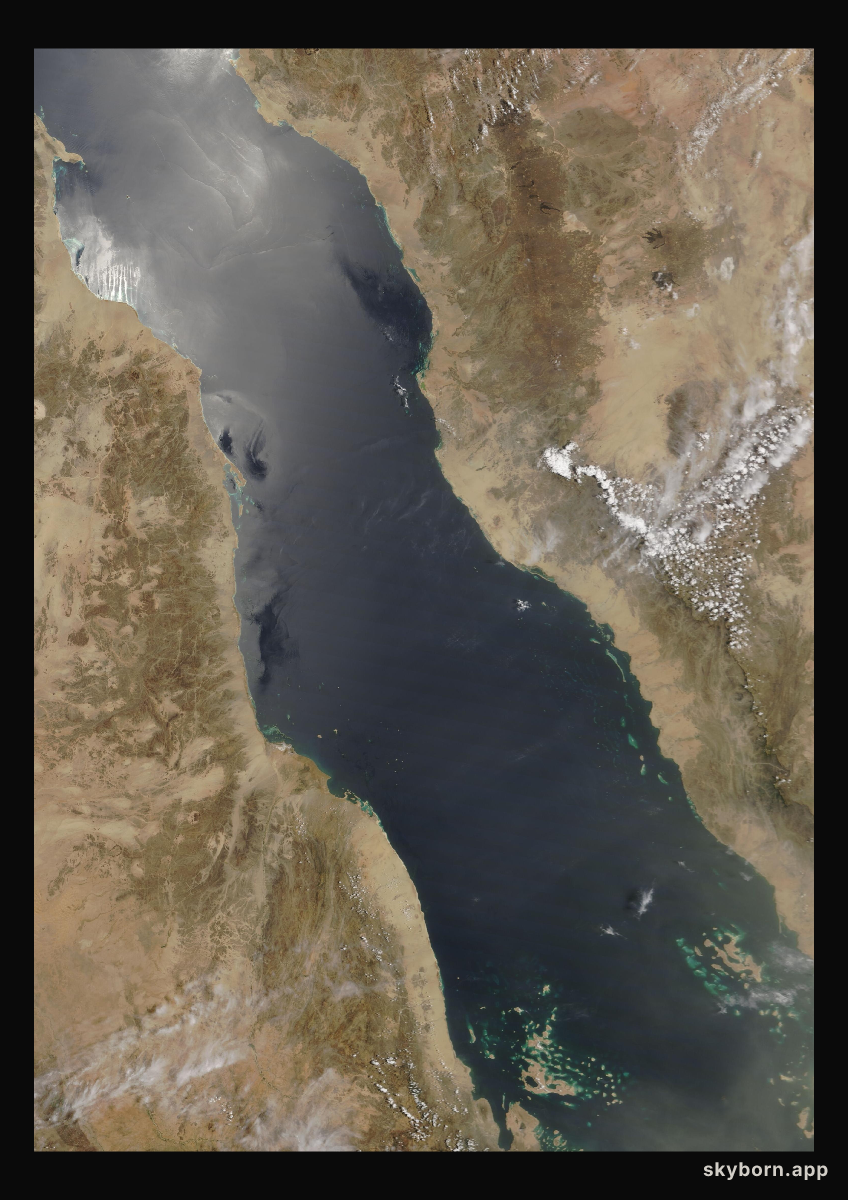 The Earth on 21 May 2014 · Red Sea
