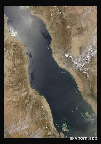The Earth on 21 May 2014 · Red Sea