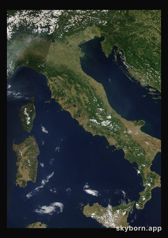 The Earth on 10 June 2014 · Italy and the Adriatic