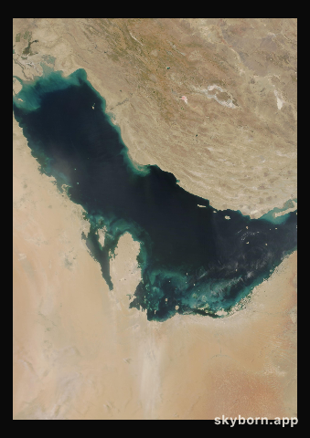 The Earth on 13 June 2014 · Persian Gulf
