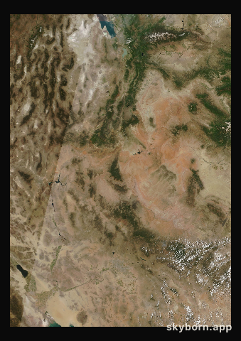 The Earth on 19 June 2014 · Colorado Plateau