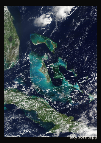 The Earth on 25 June 2014 · Bahamas