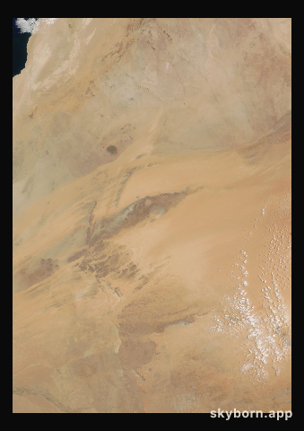The Earth on 26 June 2014 · Eye of the Sahara, Mauritania