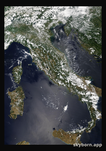 The Earth on 27 June 2014 · Italy and the Adriatic