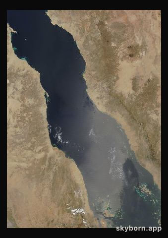 The Earth on 3 July 2014 · Red Sea