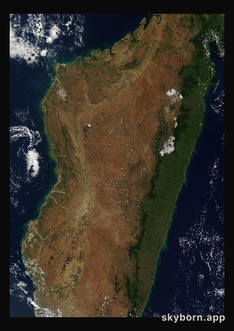 The Earth on 8 July 2014 · Madagascar