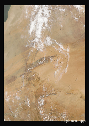 The Earth on 10 July 2014 · Eye of the Sahara, Mauritania