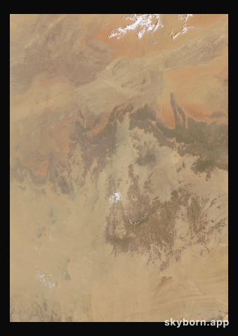 The Earth on 11 July 2014 · Sahara, Algeria