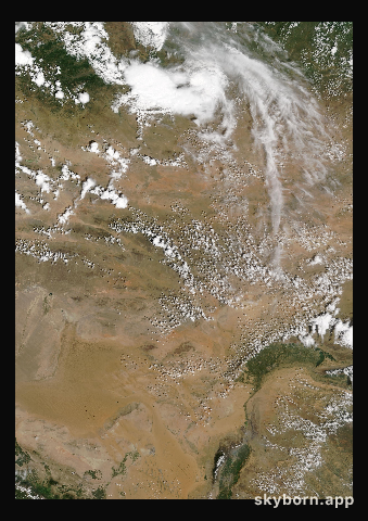 The Earth on 14 July 2014 · Gobi Desert