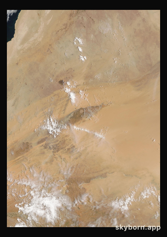 The Earth on 17 July 2014 · Eye of the Sahara, Mauritania