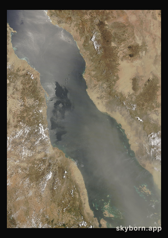 The Earth on 24 July 2014 · Red Sea