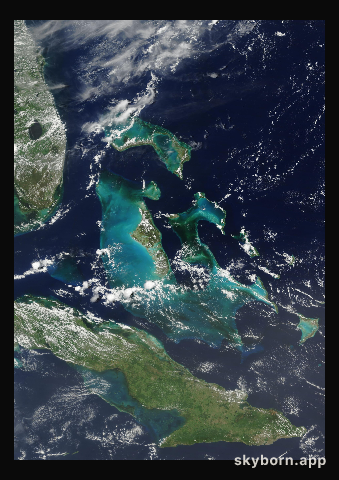 The Earth on 27 July 2014 · Bahamas