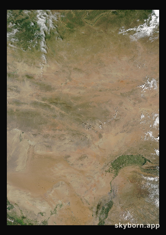 The Earth on 29 July 2014 · Gobi Desert