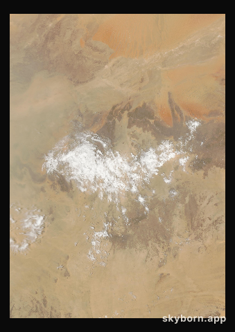 The Earth on 25 August 2014 · Sahara, Algeria