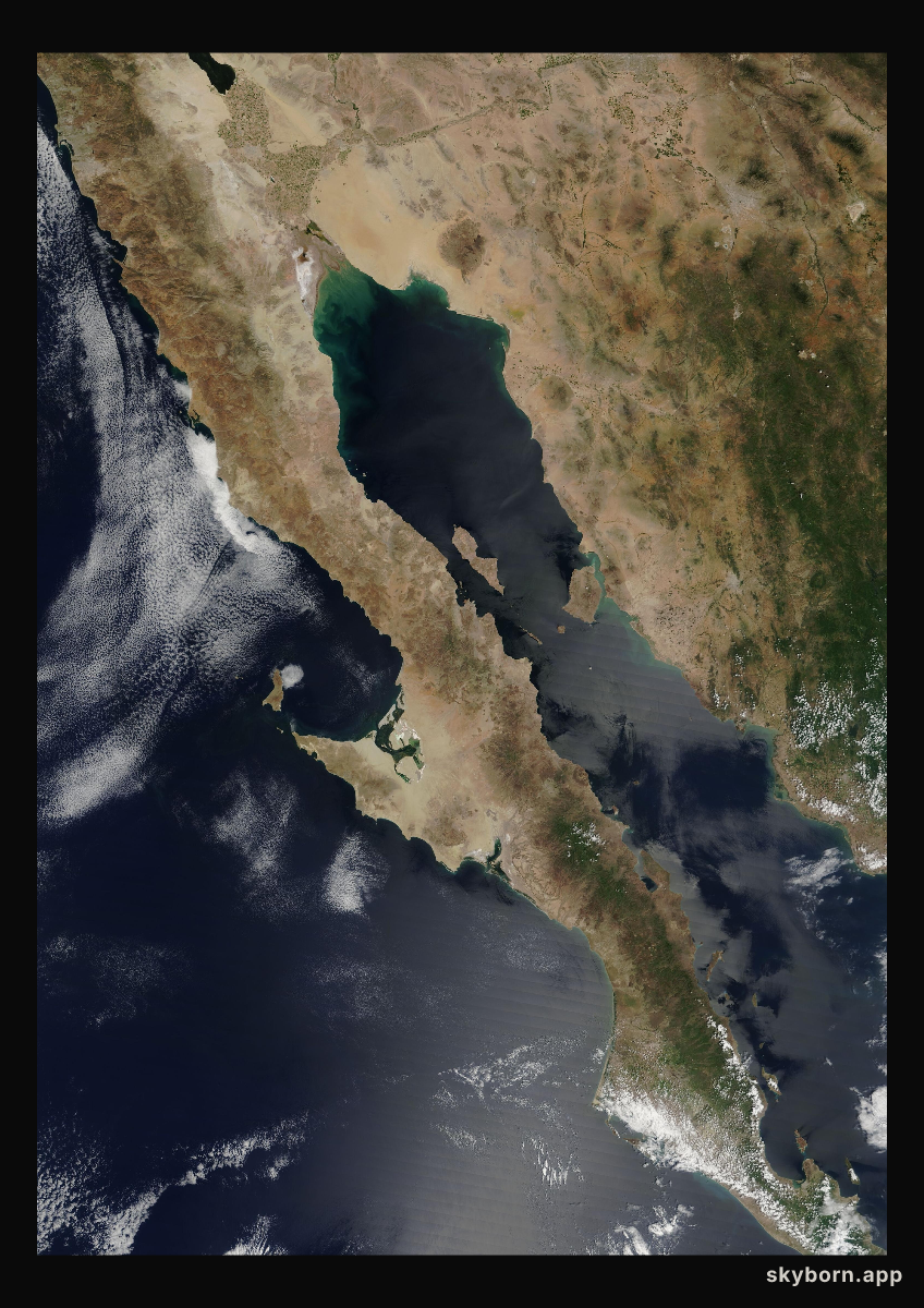 The Earth on 1 September 2014 · Baja California