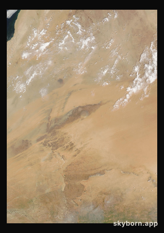 The Earth on 5 September 2014 · Eye of the Sahara, Mauritania