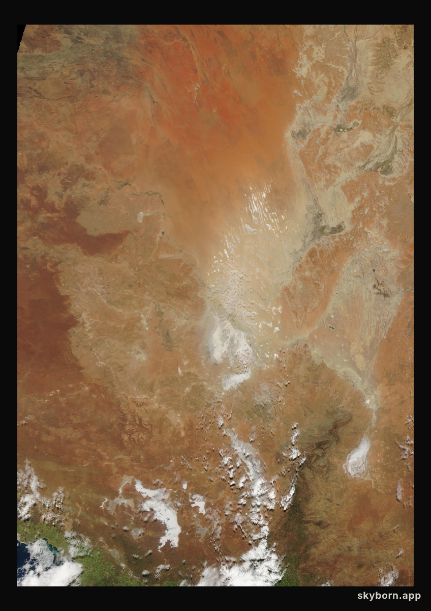 The Earth on 8 September 2014 · Lake Eyre, Australia