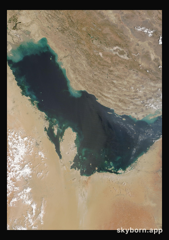 The Earth on 11 September 2014 · Persian Gulf