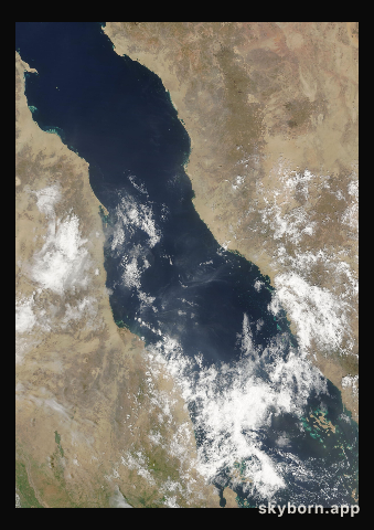 The Earth on 16 September 2014 · Red Sea