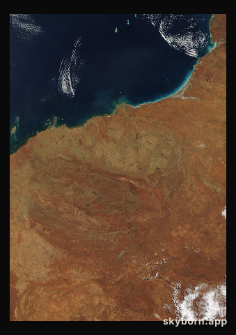 The Earth on 17 September 2014 · Pilbara, Western Australia