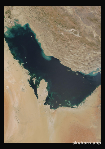 The Earth on 20 September 2014 · Persian Gulf