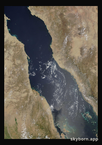 The Earth on 21 September 2014 · Red Sea