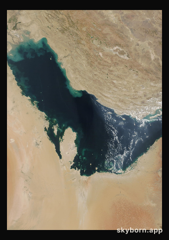 The Earth on 24 September 2014 · Persian Gulf