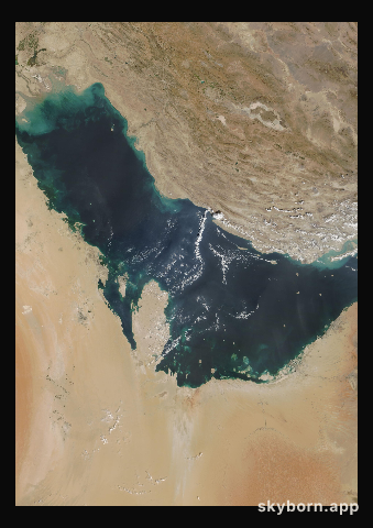 The Earth on 27 September 2014 · Persian Gulf