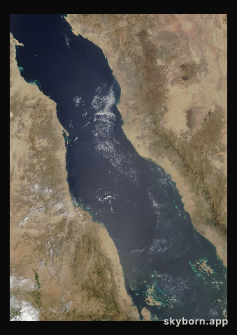 The Earth on 28 September 2014 · Red Sea