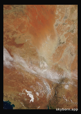 The Earth on 29 September 2014 · Lake Eyre, Australia