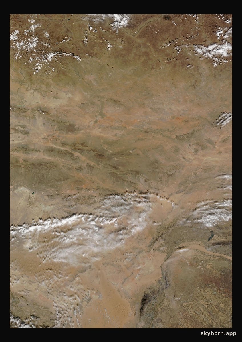The Earth on 6 October 2014 · Gobi Desert